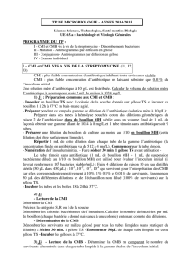 Topo TP UE 6.5.a 2014: Bactériologie et Virologie générale