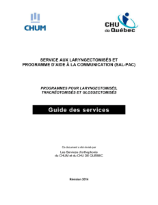 Guide des services SAL-PAC