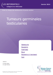 Tumeurs germinales testiculaires