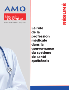 résumé - Association médicale du Québec