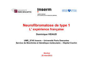 Neurofibromatose de type 1 - GER-NF