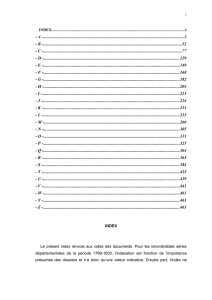 index sélectif - Archives nationales