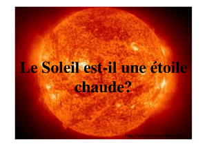 Le Soleil est-il une étoile chaude?