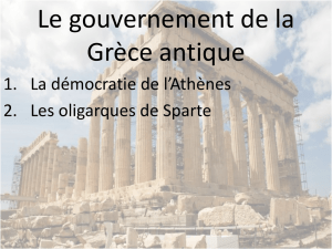 Le gouvernement de la Grèce antique