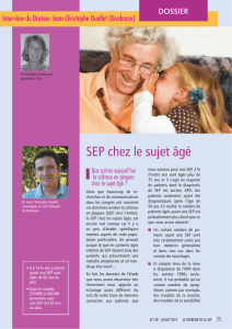 SEP chez le sujet âgé - Ligue française contre la sclérose en plaques