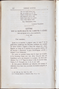 lettre - Società Ligure di Storia Patria