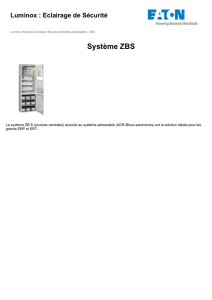 Système ZBS - Cooper France