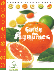 Guide des agrumes - Institut Klorane
