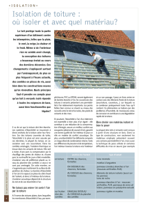 Isolation de toiture : où isoler et avec quel matériau?