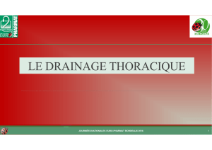 Drainage thoracique - Euro