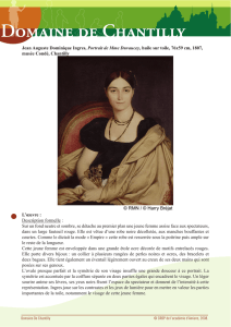Jean Auguste Dominique Ingres, Portrait de Mme Duvaucey, huile