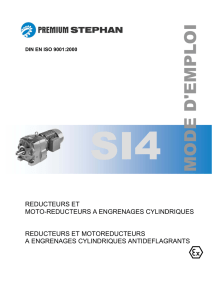Betriebsanleitung Stirnradgetriebe SI4