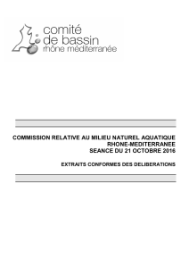 commission relative au milieu naturel aquatique rhone