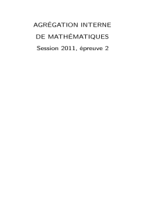 EP2 - Agrégation interne de mathématiques