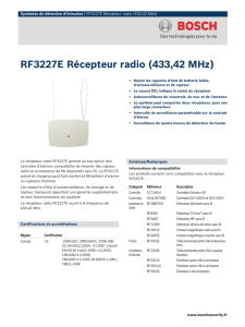 RF3227E Récepteur radio (433,42 MHz)