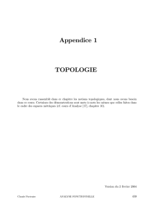 Appendice 1 TOPOLOGIE