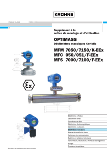 OPTIMASS MFM 7050/7150/K-EEx MFC 050/051/F
