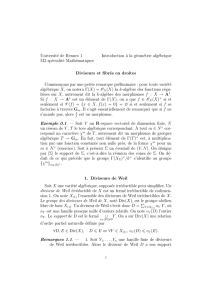 Université de Rennes 1 Introduction à la géométrie algébrique M2