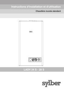 Instructions d`installation et d`utilisation LADY 24 S - 28 S