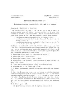 Université Bordeaux 1 Algèbre 4 - Institut de Mathématiques de