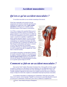 Accident musculaire