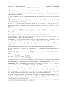 Feuille 7 (+ solutions)