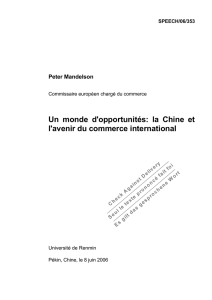 Un monde d`opportunités: la Chine et l`avenir du