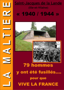 « 1940 / 1944 » - Ville de Saint Jacques de la Lande