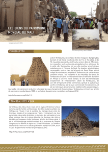 les biens du patrimoine mondial du mali