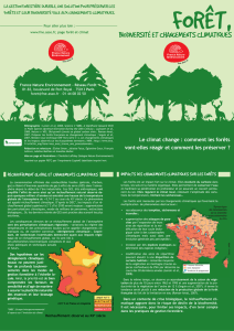 Foret Biodiversité Changements Climatiques Plaquette FNE Oct10