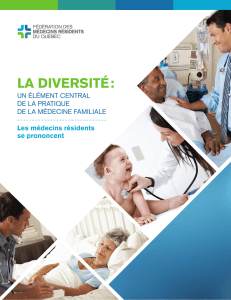 la diversité - Fédération des médecins résidents du Québec