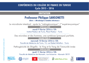 Consulter l`invitation - Faculté de Médecine de Tunis