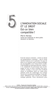 55 L`INNOVATION SOCIALE ET LE DROIT Est