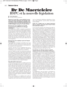 Mise en page 1 - Belgian Society for Private Clinics