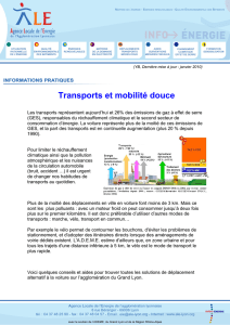 Transports et mobilité douce - ale-lyon