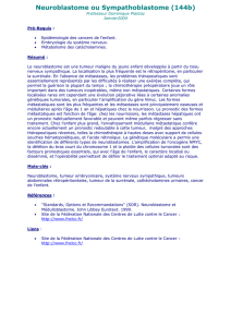 Neuroblastome ou Sympathoblastome (144b)