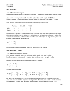 201-105-RE Algèbre linéaire et géométrie vectoriel André Ross
