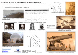 LE GRAND TELESCOPE de Toulouse de 83
