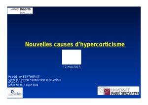 Nouvelles causes d`hypercorticisme