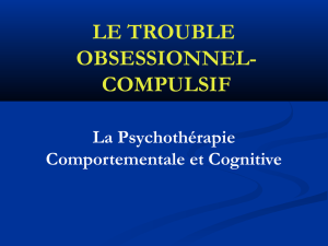 LE TROUBLE OBSESSIONNEL