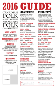 FOLK FOLK - Canadian Folk Music Awards