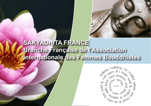 SAKYADHITA FRANCE Branche Française de l`Association