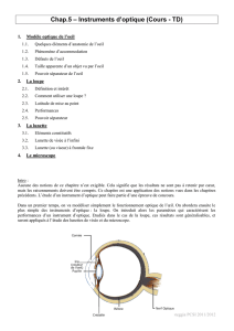 Chap.5 – Instruments d`optique (Cours