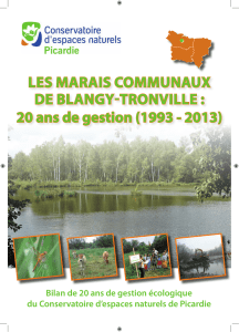 20 ans de gestion au marais de Blangy