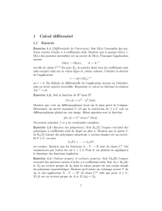 1 Calcul différentiel - IMJ-PRG