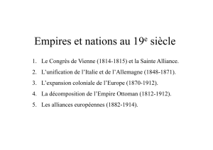 Empires et nations au 19e siècle
