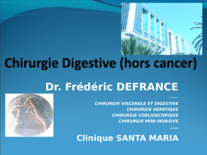 Chirurgie Digestive (hors cancer)