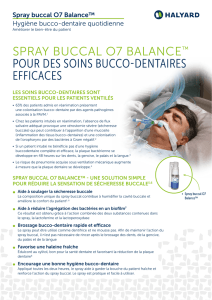 Brochure du Spray buccal O7 Balance