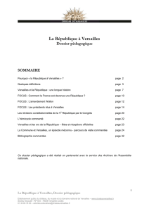 La République à Versailles-dossier pedagogique
