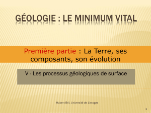 Géologie : le minimum vital